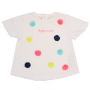 Tricou alb cu aplicații colorate Zara 6-9 luni (74 cm)