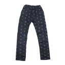 Blugi gri cu imprimeu steluțe pentru fete