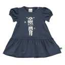 Rochie cu mânecă scurtă și imprimeu zebră pentru bebeluși și fetițe