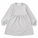 Rochie gri grosuță pentru fete