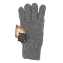 Mănuși gri din lână și angora