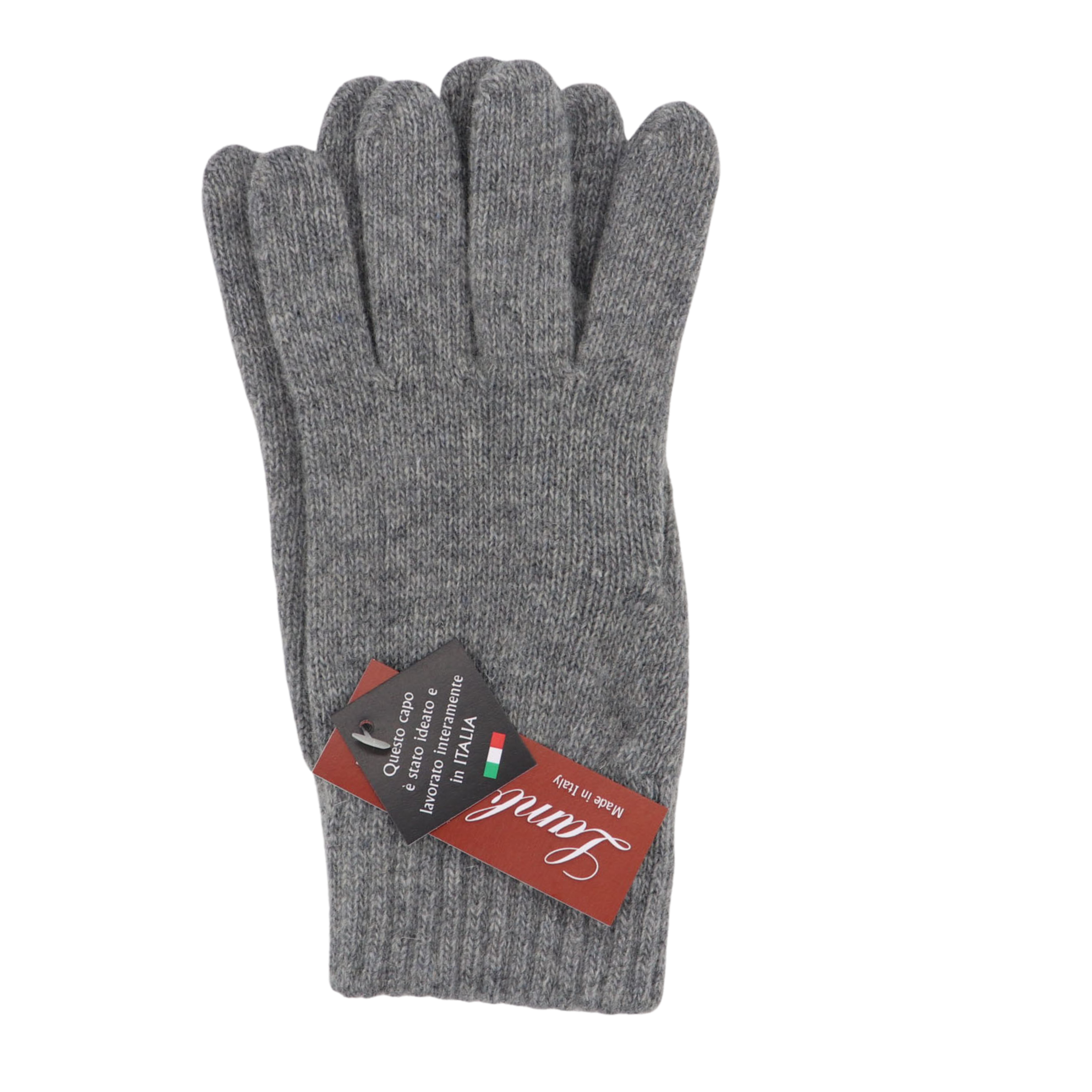Mănuși gri din lână