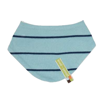 Bavetă bleu verde reversibilă