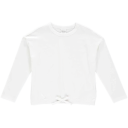 Bluza albă Alfa Volume cu mânecă lungă, alb