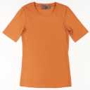 Tricou Rib, portocaliu