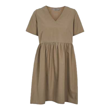 Rochie din poplin cu mânecă scurtă
