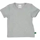 Tricou rib gri deschis