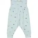 Pantaloni bleu cu imprimeu