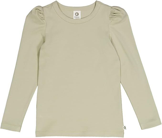 Bluziță verde, COZY ME cu mânecă bufantă