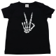 Tricou cu mânecă scurtă și print „Skeleton Peace”