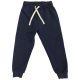 Pantaloni groși tip trening din bumbac, bleumarin