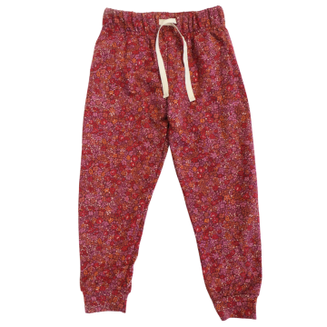 Pantaloni comozi cu imprimeu floral Petit Blossom