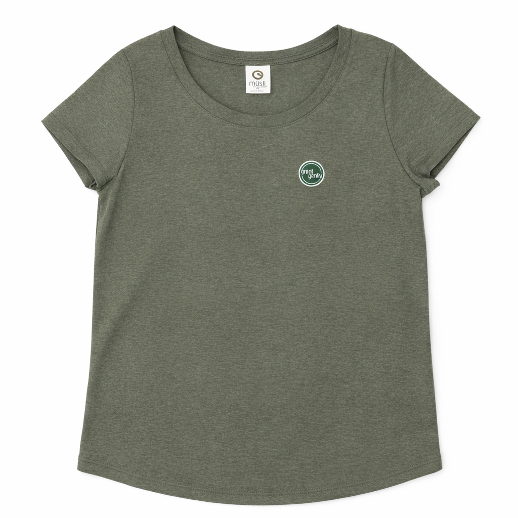 Tricou lejer pentru femei, kaki