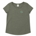 Tricou lejer pentru femei, kaki