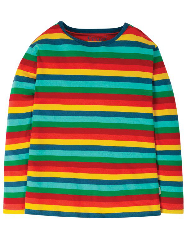 Bluză subțire copii cu dungi colorate