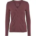 Bluză din lyocell cu detaliu răsucit, mov strugure