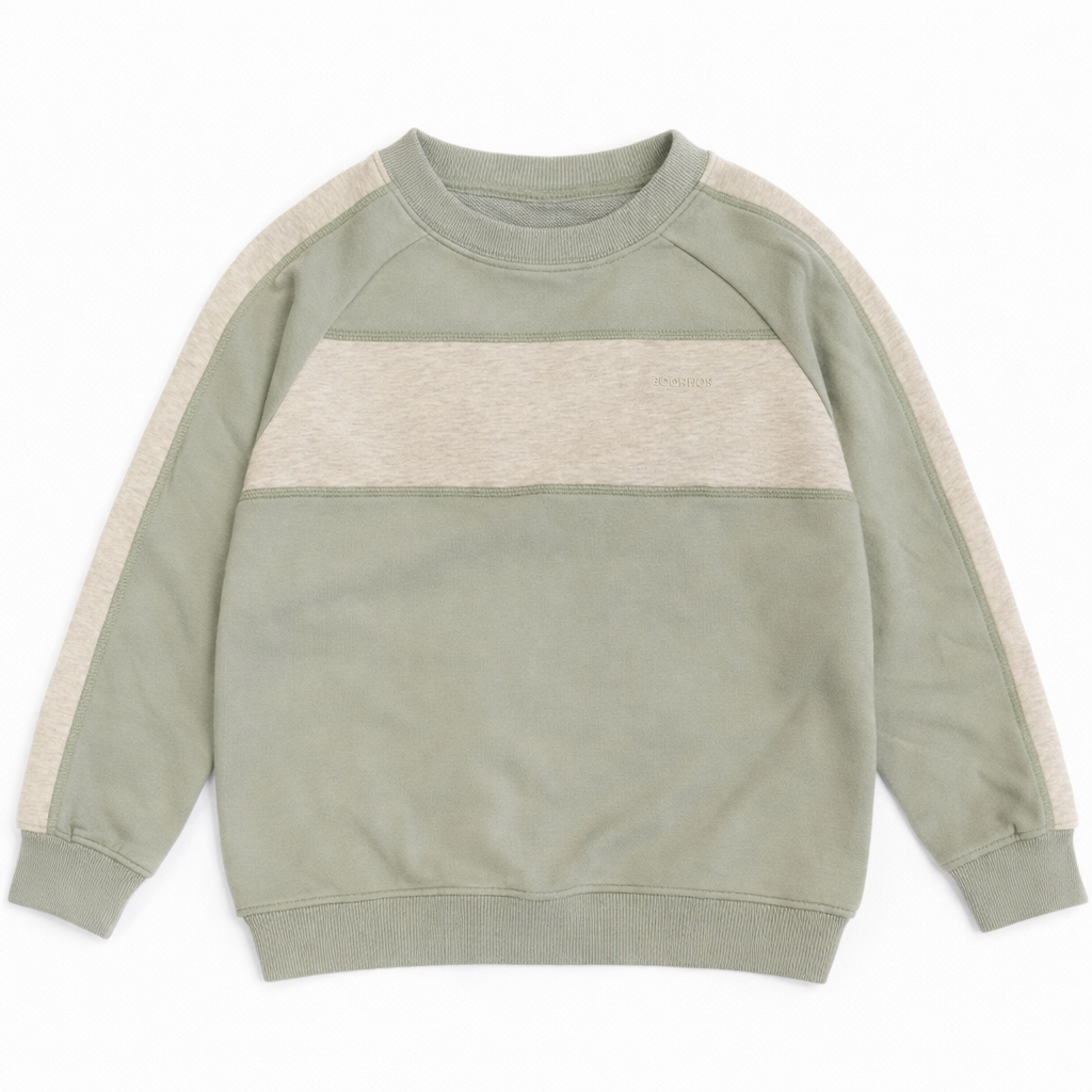 Bluza verde pudrat pentru copii