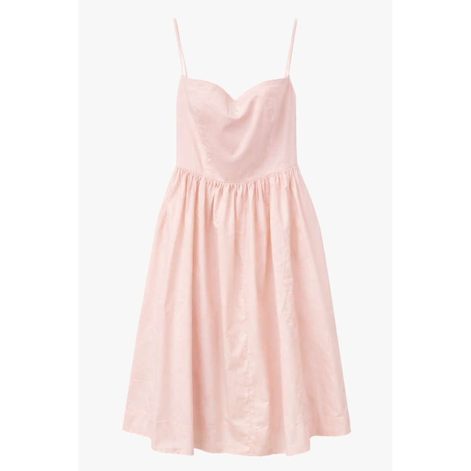 Rochie light rose din bumbac organic
