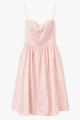 Rochie light rose din bumbac organic