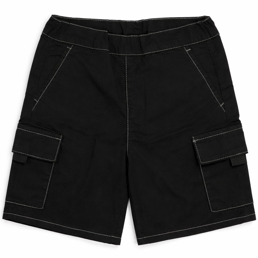 Pantaloni scurți cargo negri