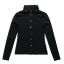 Cămașă neagră din Tencel cu mânecă lungă