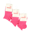 Set 3 perechi de șosete scurte invizibile din bumbac elastic geranio
