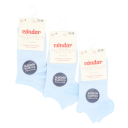 Set 3 perechi de șosete invizibile din bumbac elastic azul b.