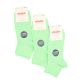 Set 3 perechi de șosete invizibile din bumbac elastic verde mentă