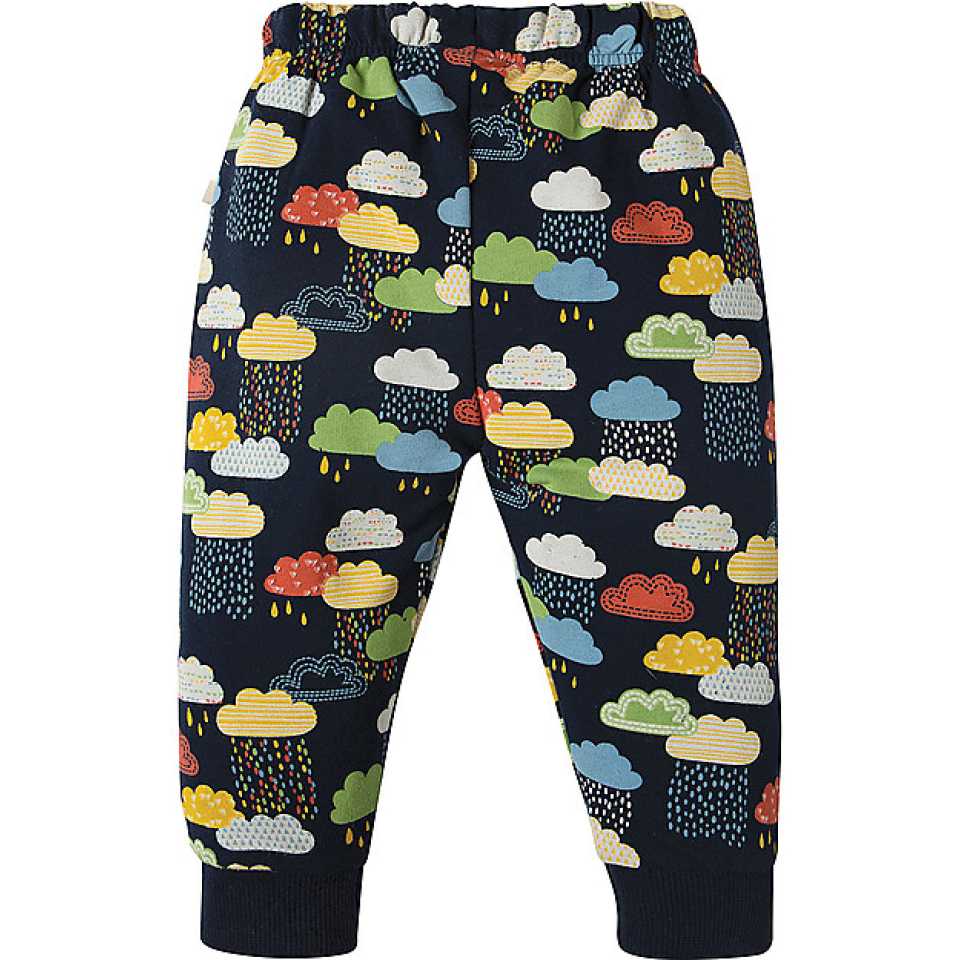 Pantaloni de trening confortabili cu imprimeu nori