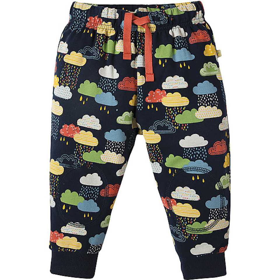 Pantaloni de trening confortabili cu imprimeu nori