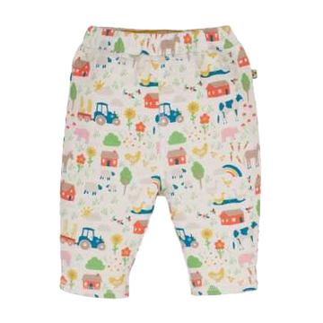 Pantaloni cu două fețe din bumbac organic