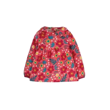 Bluză cu imprimeu floral pentru fete