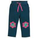 Pantaloni dublați cu floricele