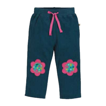 Pantaloni dublați cu floricele