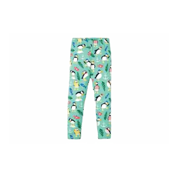 Colanți roz cu imprimeu curcubeie și elefanți