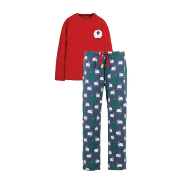 Pijamale cu imprimeu oițe