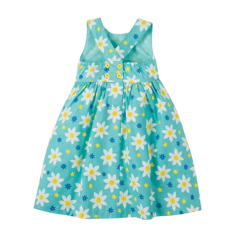 Rochie de ocazie cu imprimeu margarete