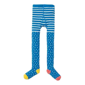 Dresuri albastre din bumbac organic pentru copii și bebeluși