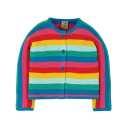 Cardigan tricotat curcubeu pentru fete