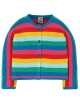 Cardigan tricotat curcubeu pentru fete
