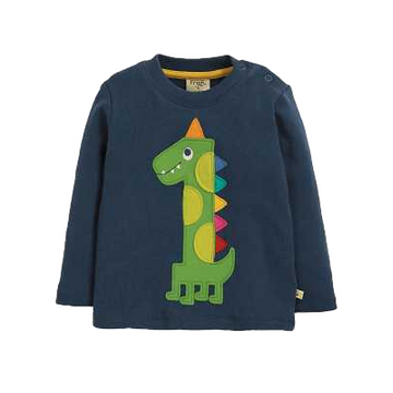 Bluză albastră cu imprimeu numărul 1 pentru copii