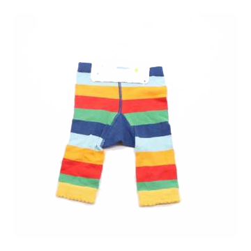 Colanți tricotați curcubeu cu imprimeu pentru copii și bebeluși