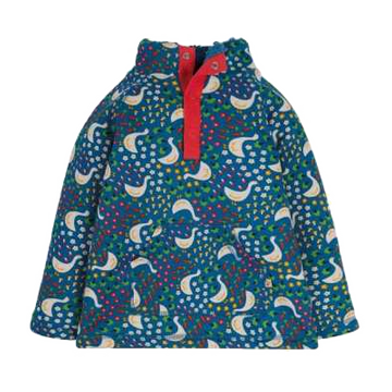 Bluză groasă cu imprimeu gâște pentru copii