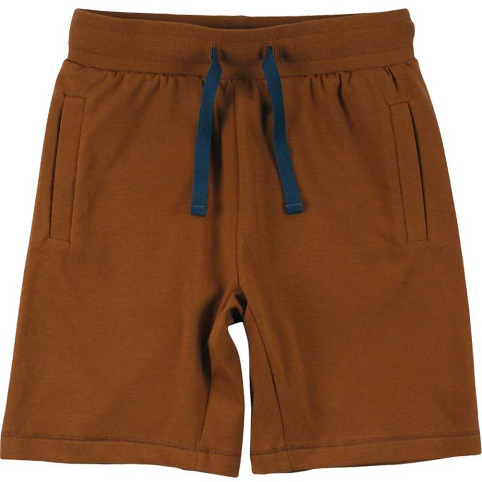 Pantaloni scurți maro (ocher) cu buzunare