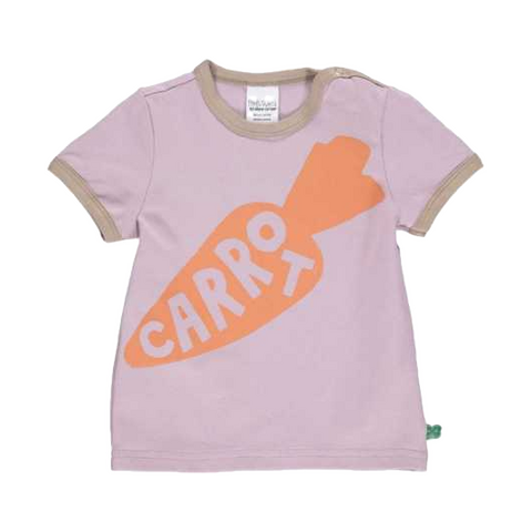 Tricou cu imprimeu morcov pentru bebeluși