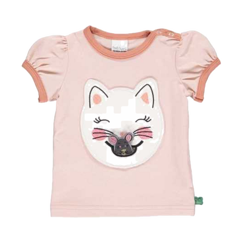 Tricou cu imprimeu pisică