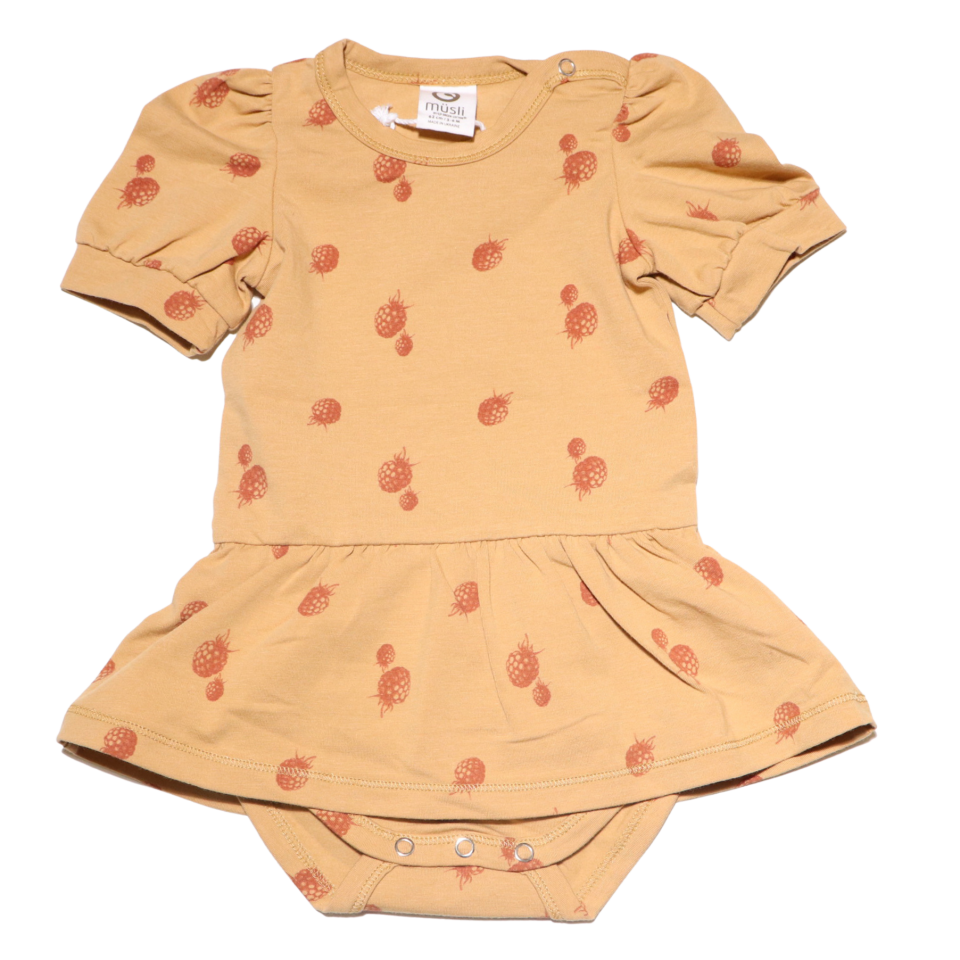 Body bebe cu mânecă scurtă și fustiță
