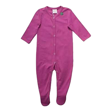 Salopetă violet cu mânecă lungă și botoșei pentru bebeluși