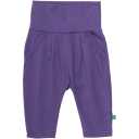 Pantaloni Alfa mov cu pliuri și buzunare