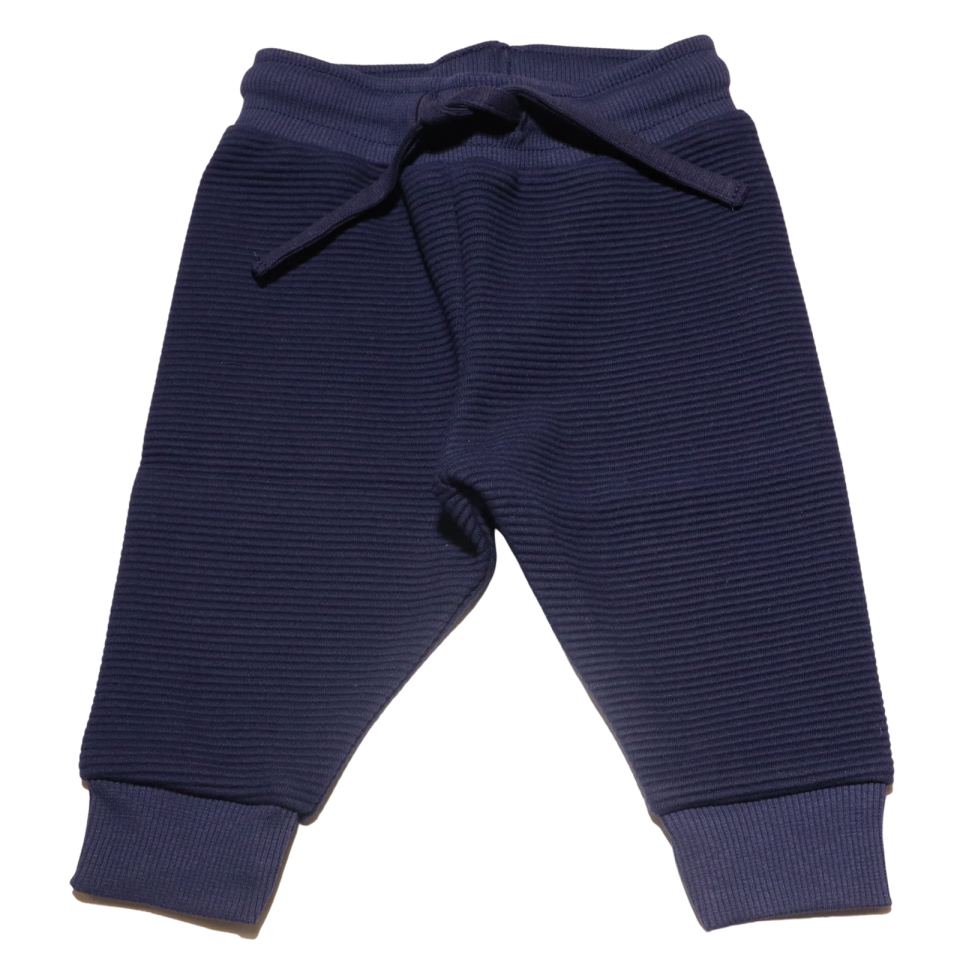 Pantaloni bleumarin din bumbac pentru copii